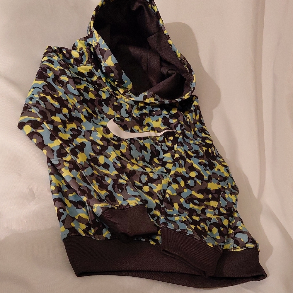 Nike Multicolor Camouflage Hoodie Sz 3 Toddler